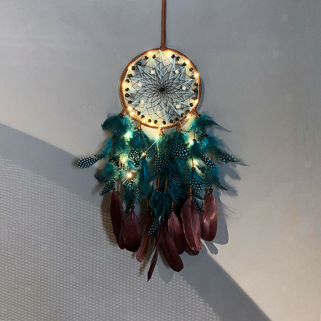 Traditional Woven Dream Catcher Handmade Boho Pendant Hanging Art Decor