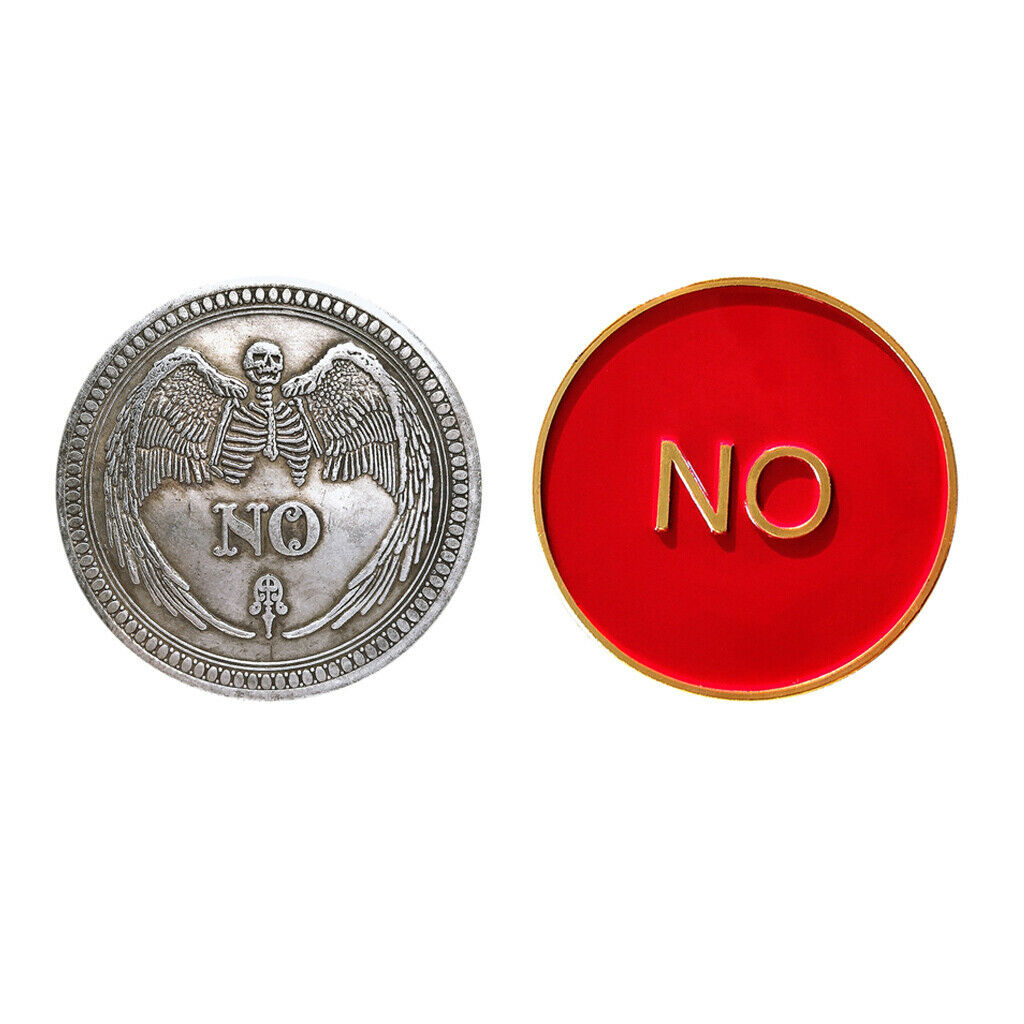 Set 2 Yes No Make Decision Lucky Coins Set Souvenir Business Holiday Art Gifts