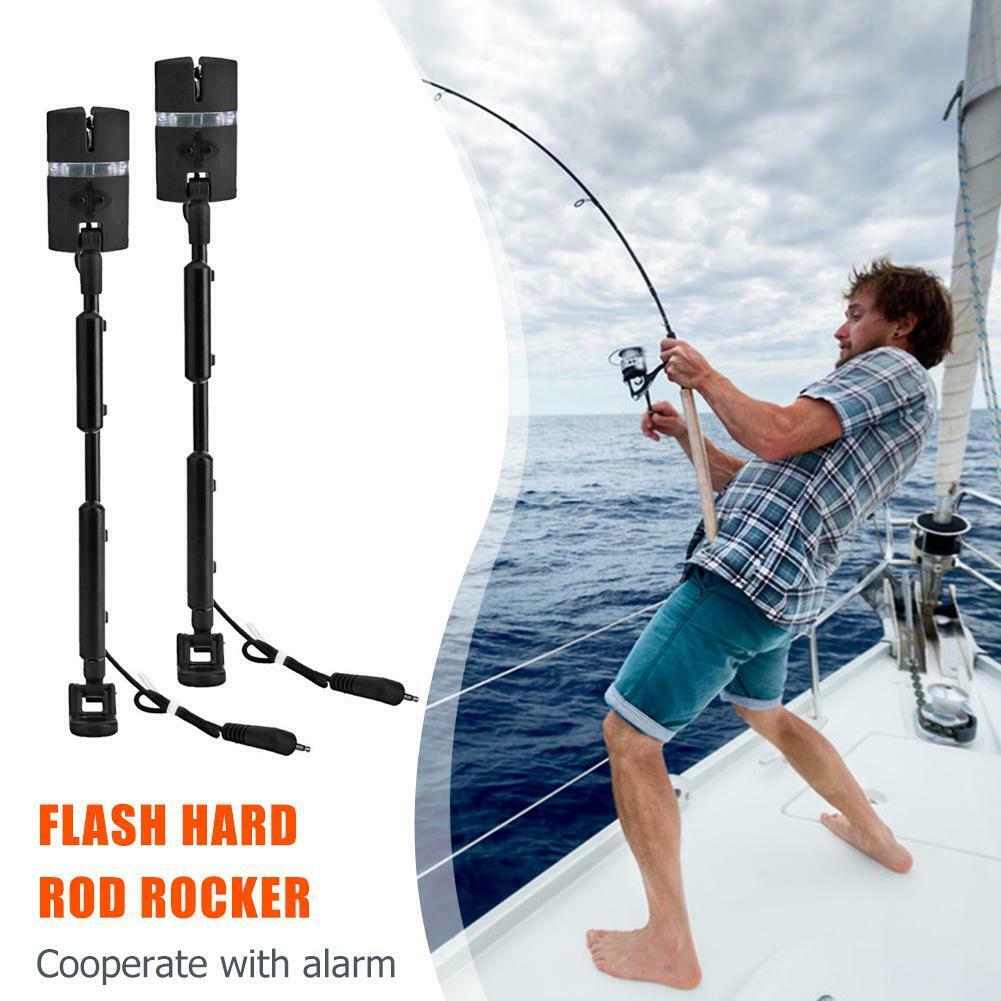 2pcs/Bag Fish Bite Alarm Swinger 7 Color LED Bite Indicator Fishing Tackle @