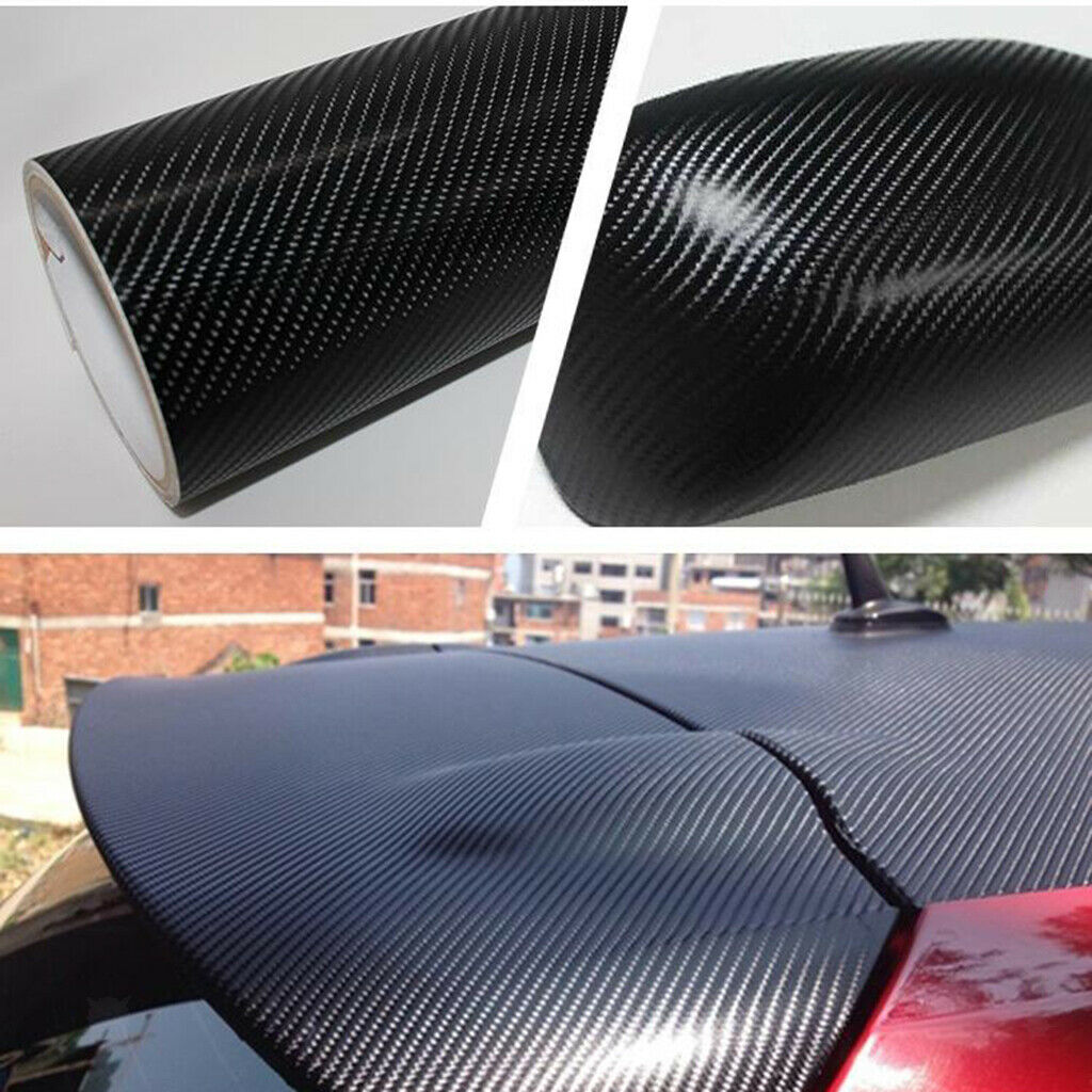 Carbon Fiber Vinyl Film Car Interior Wrap Stickers Decoration 30x150CM 7D