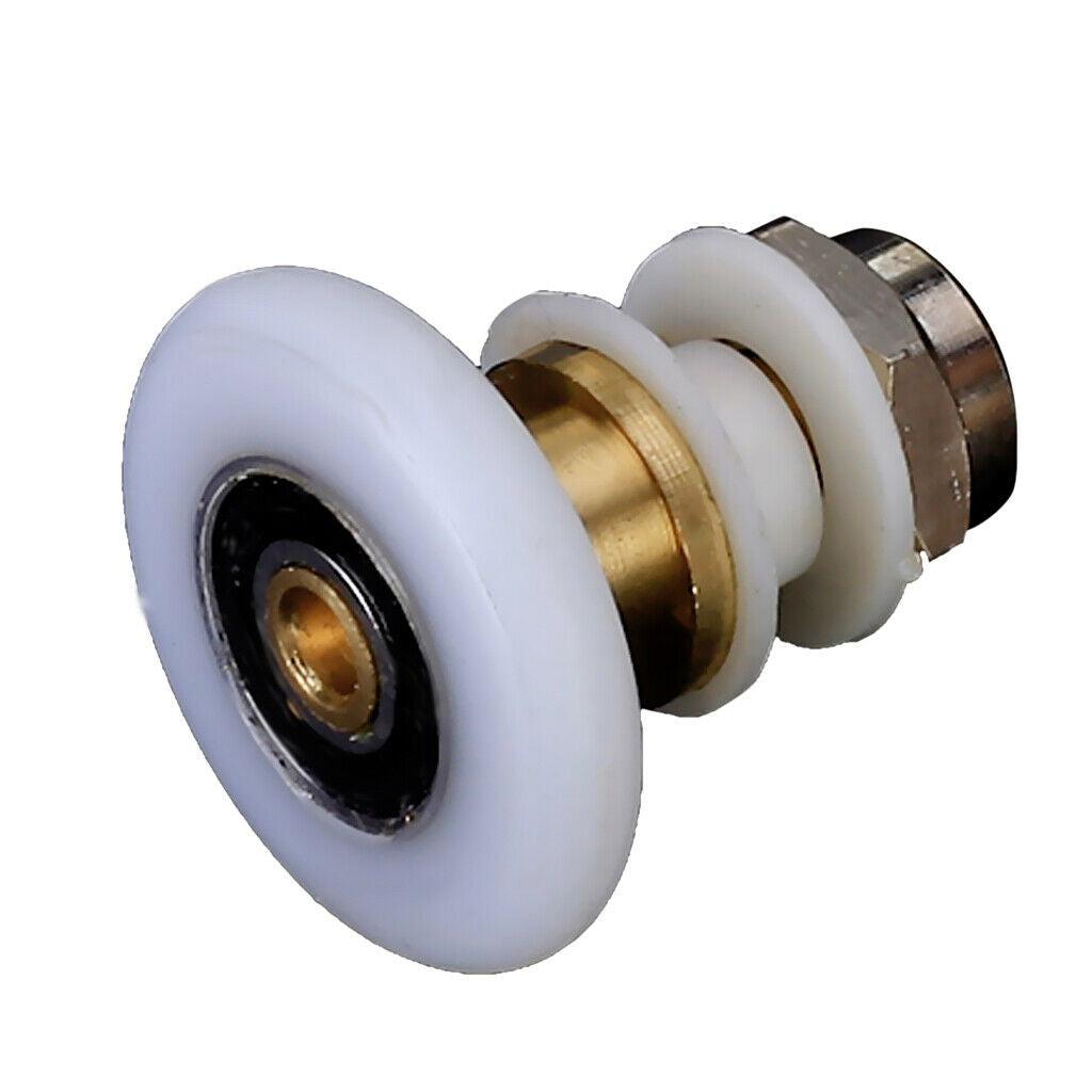 Shower Door Roller Runner Wheel Replacement with 27mm Wheel Diameter 6-8mm Glass