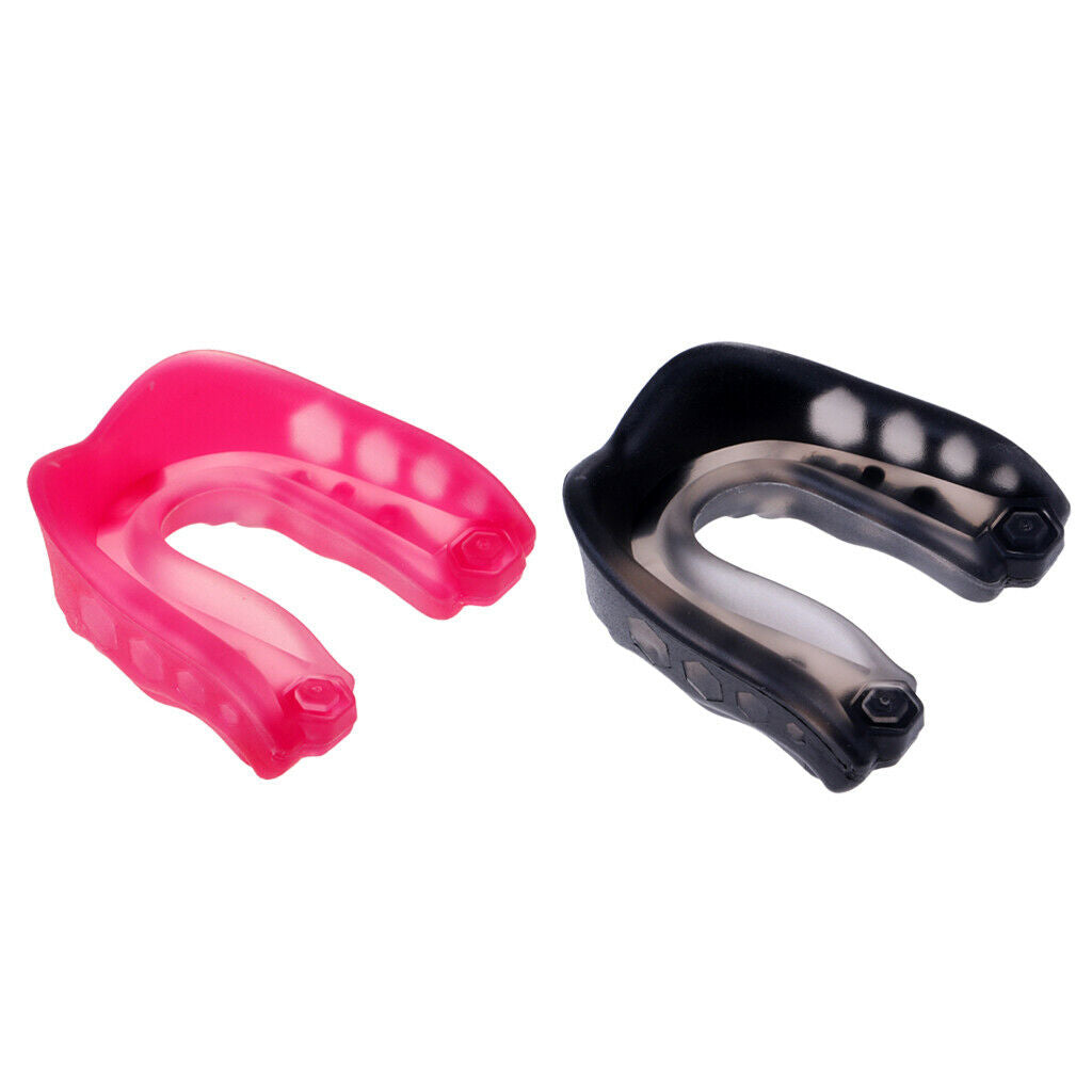 2Set Unisex Pro Mouth Guard Gum Shield Protector Boxing Sparring Sports