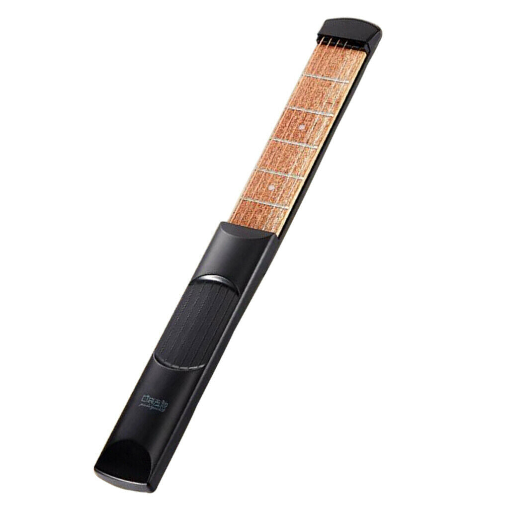 Mini Guitar 6 Fret Portable Guitar Practice Tool Finger Training Scales
