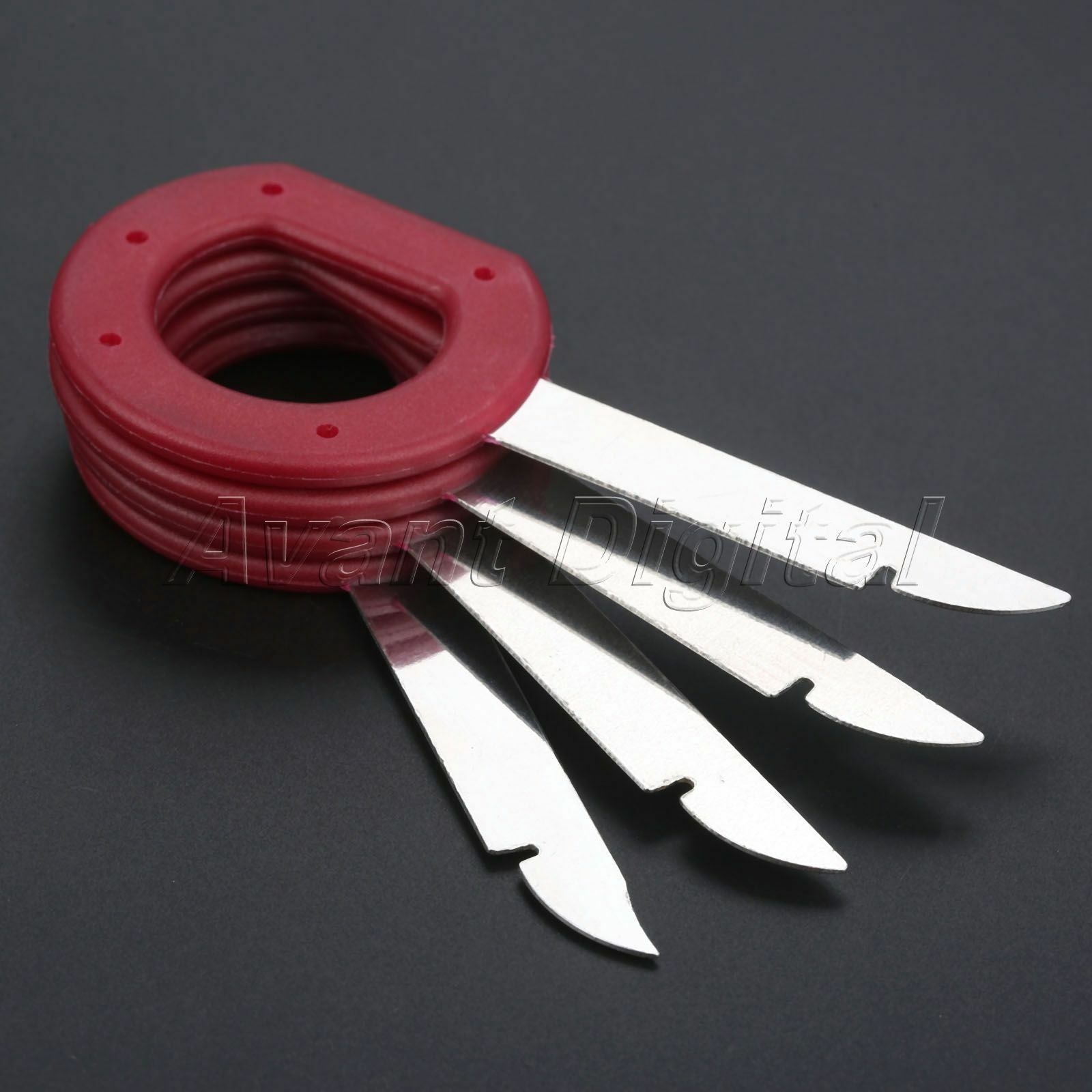 4Pcs Car Stereo Release Removal Keys Set Vehicle CD Radio Head Unit Tools