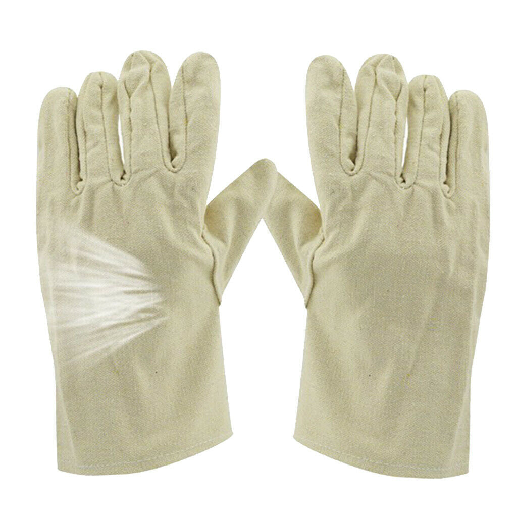 Durable Anti-slip Canvas Garden Gloves Safety Protection Grip Work Gloves