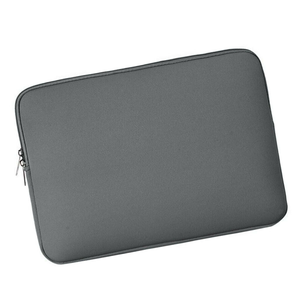 2Piece Laptop Sleeve Case Polyester Portable Carrying Notebook Bag 13"