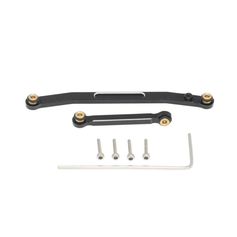 For Axial SCX24 Upgrade Metal Front STEERING LINKS BLACK