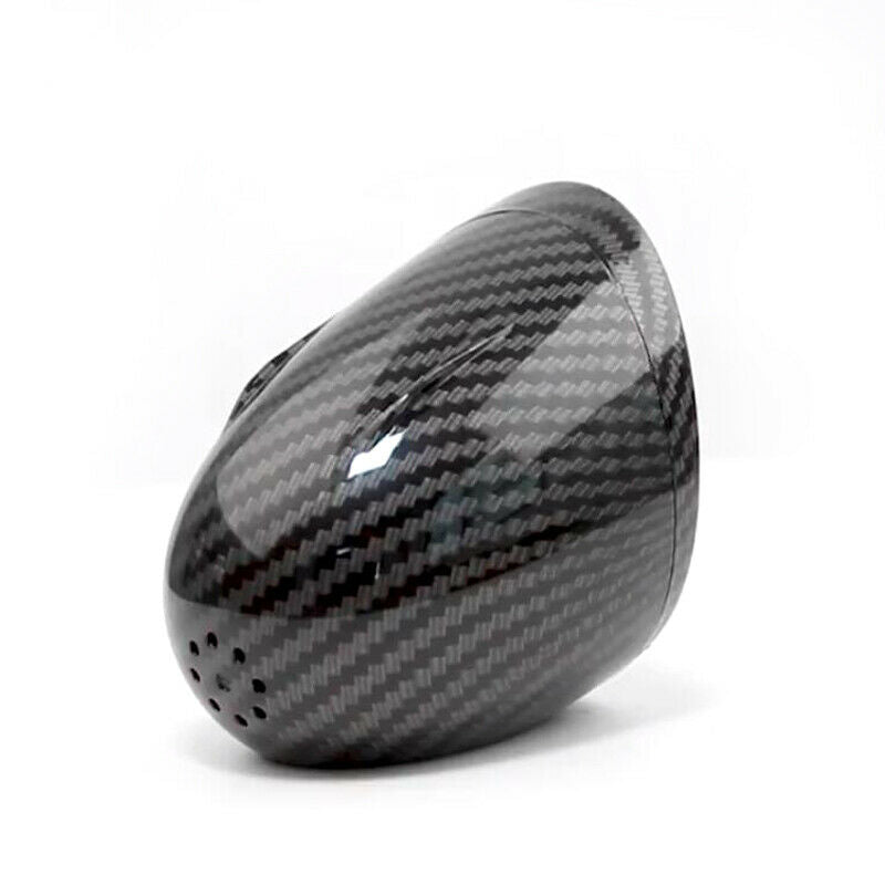 Carbon Fiber Electronic Car Interior Dashboard Clock w/ Auto Luminous Backlight