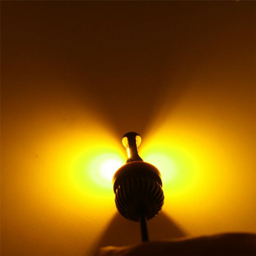 2x LED H8 H9 H11 White/Yellow Dual Color Strobe Blinking Car Fog Light Kit