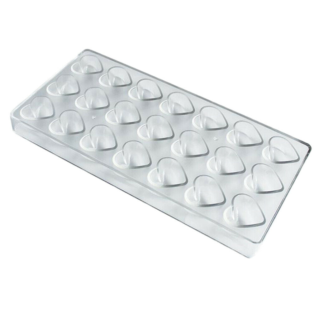 Chocolate Mold Fondant Cake Mould Tray Plastic Dessert Decorating Heart