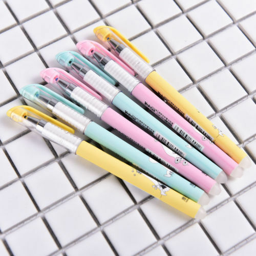3pcs/lot 0.38mm Erasable Gel Pens Blue Gel-ink Pens Office School Supplies Gift