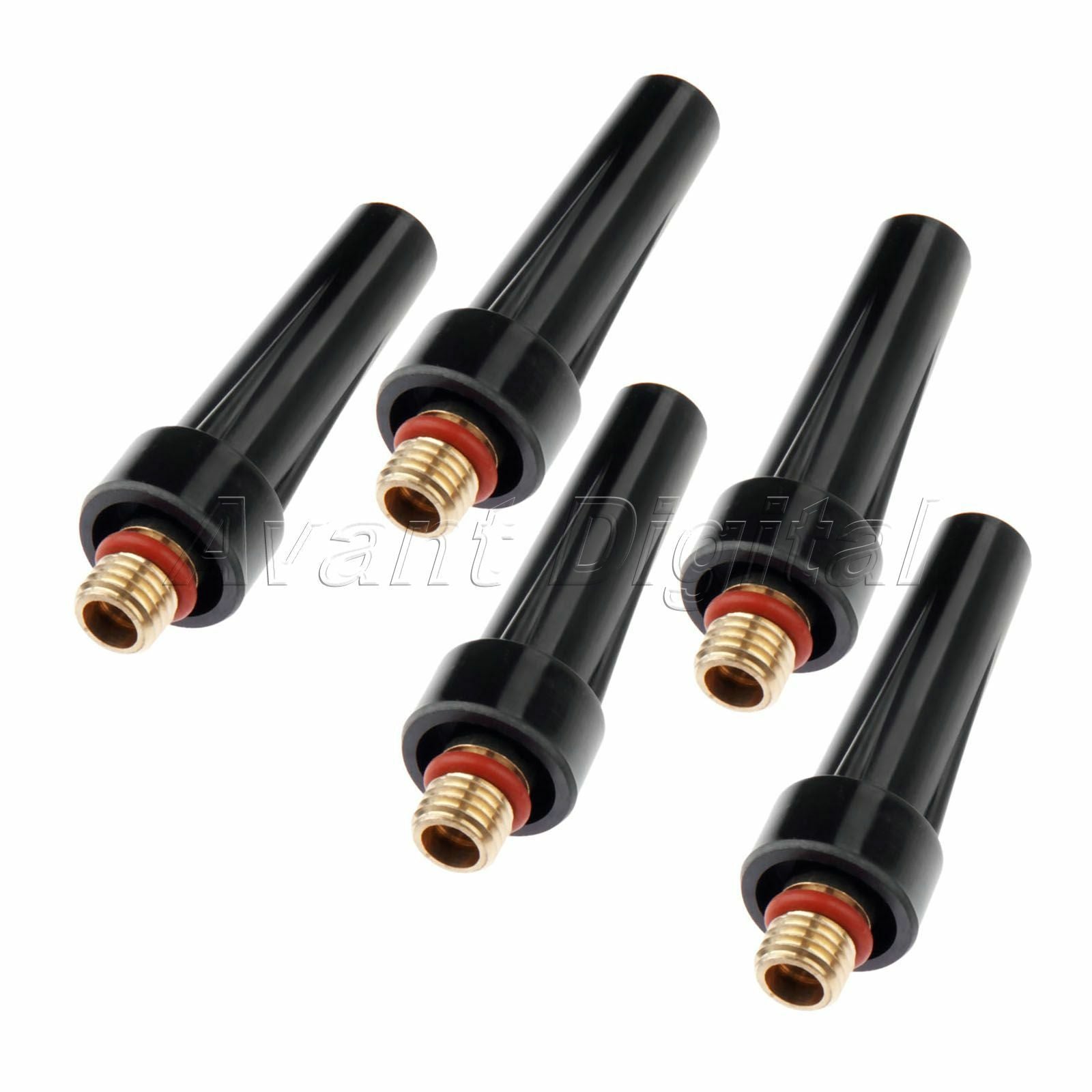 5pcs TIG Cuting Kit 41V35 Medium Back Cup for Tig Welding Torch WP-9 WP-20 WP-25
