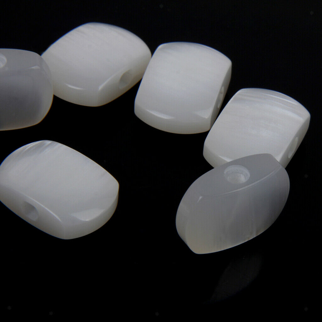 6Pcs Guitar Tuner Heads Machine Heads Acrylic Buttons