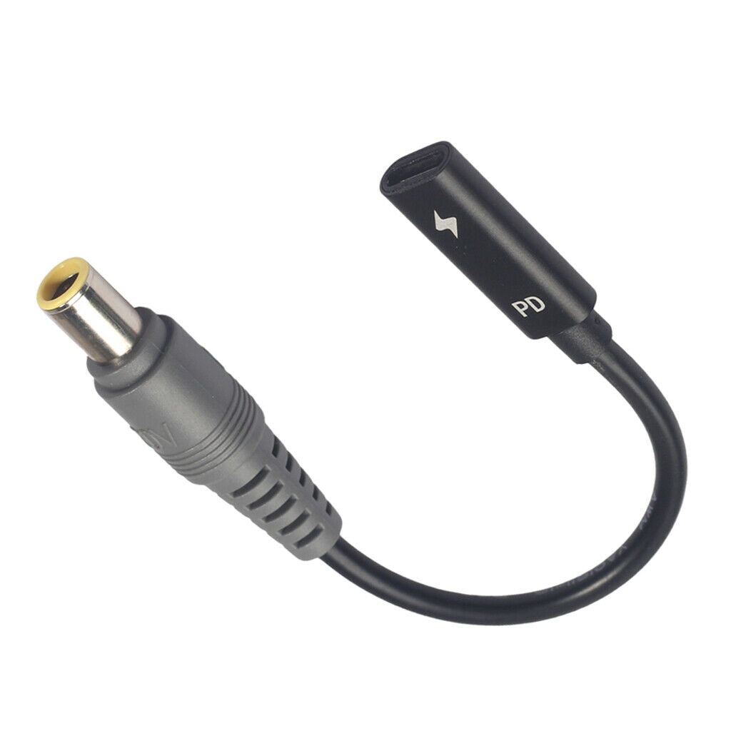 2x USB Type C Power Charger PD Charging Cable for Thinkpad X61S R61 T410