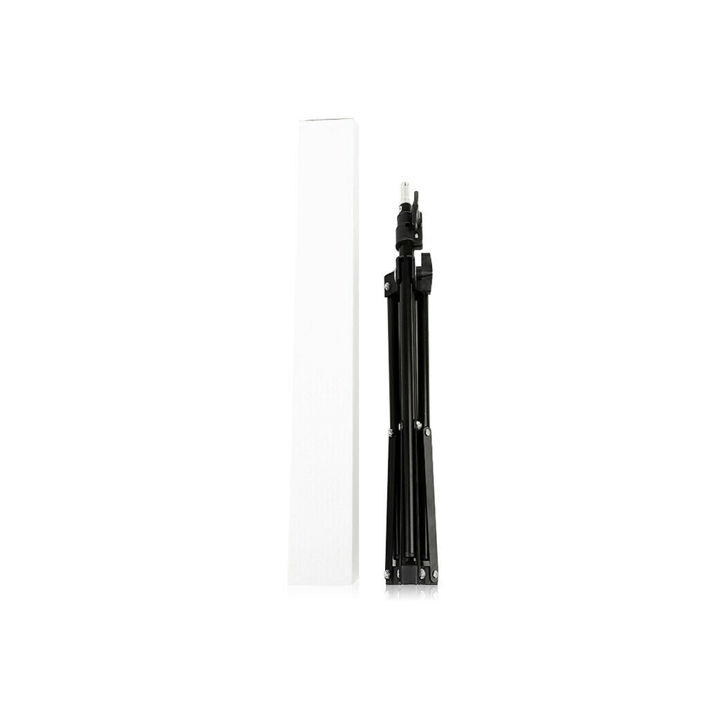 Professional Tripod Light Stand Camera Accessories Convenient To Extend Black