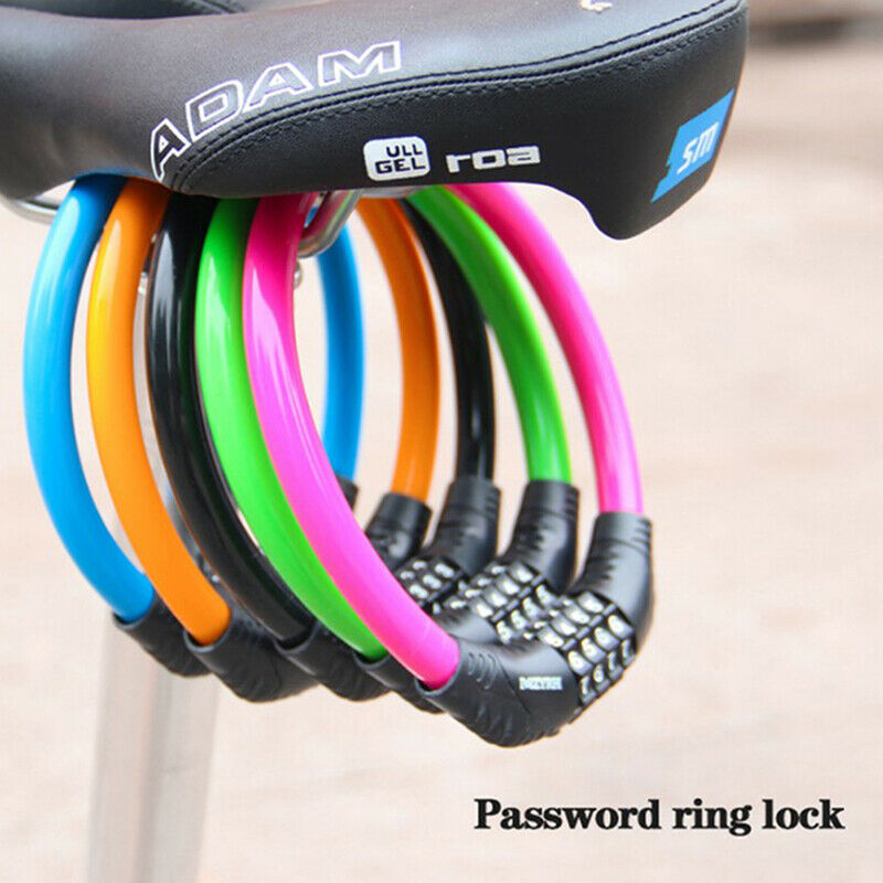 Bike Lock Cable Locks For Bicycle Heavy Duty Combination Chain Padlock SecurBDF