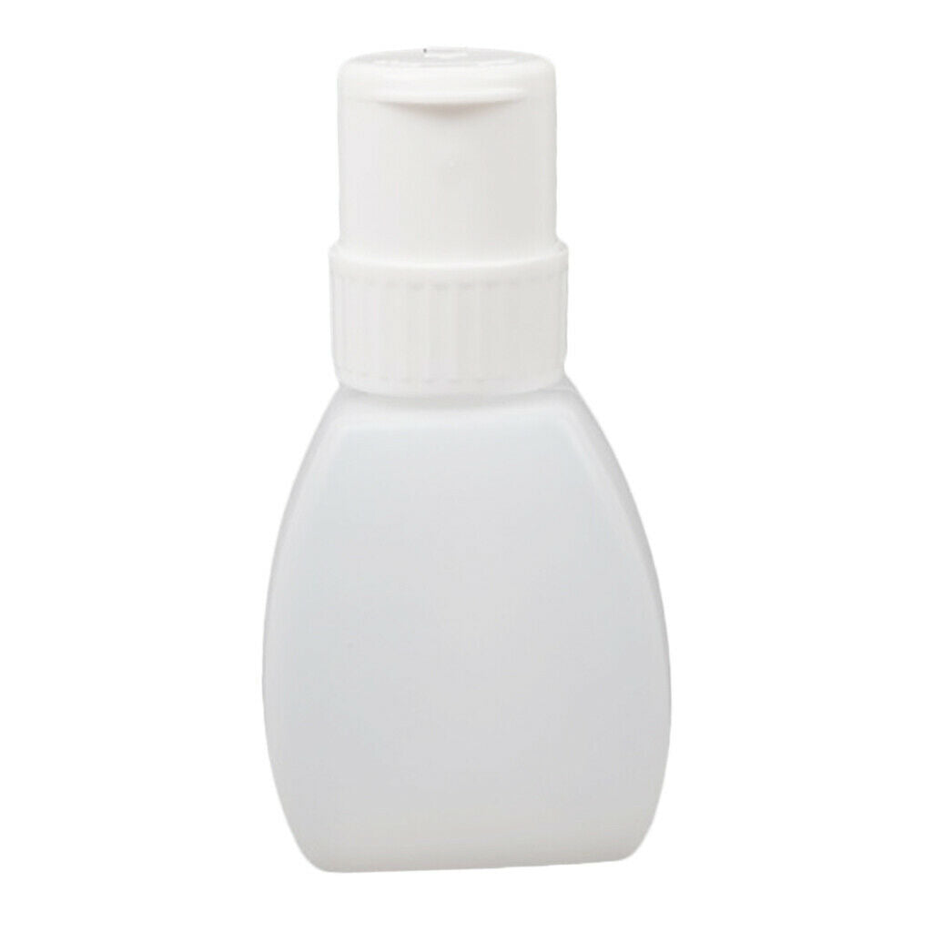 2x Nail Polish Remover Pump Dispenser Lockable Acetone Push Down Bottle