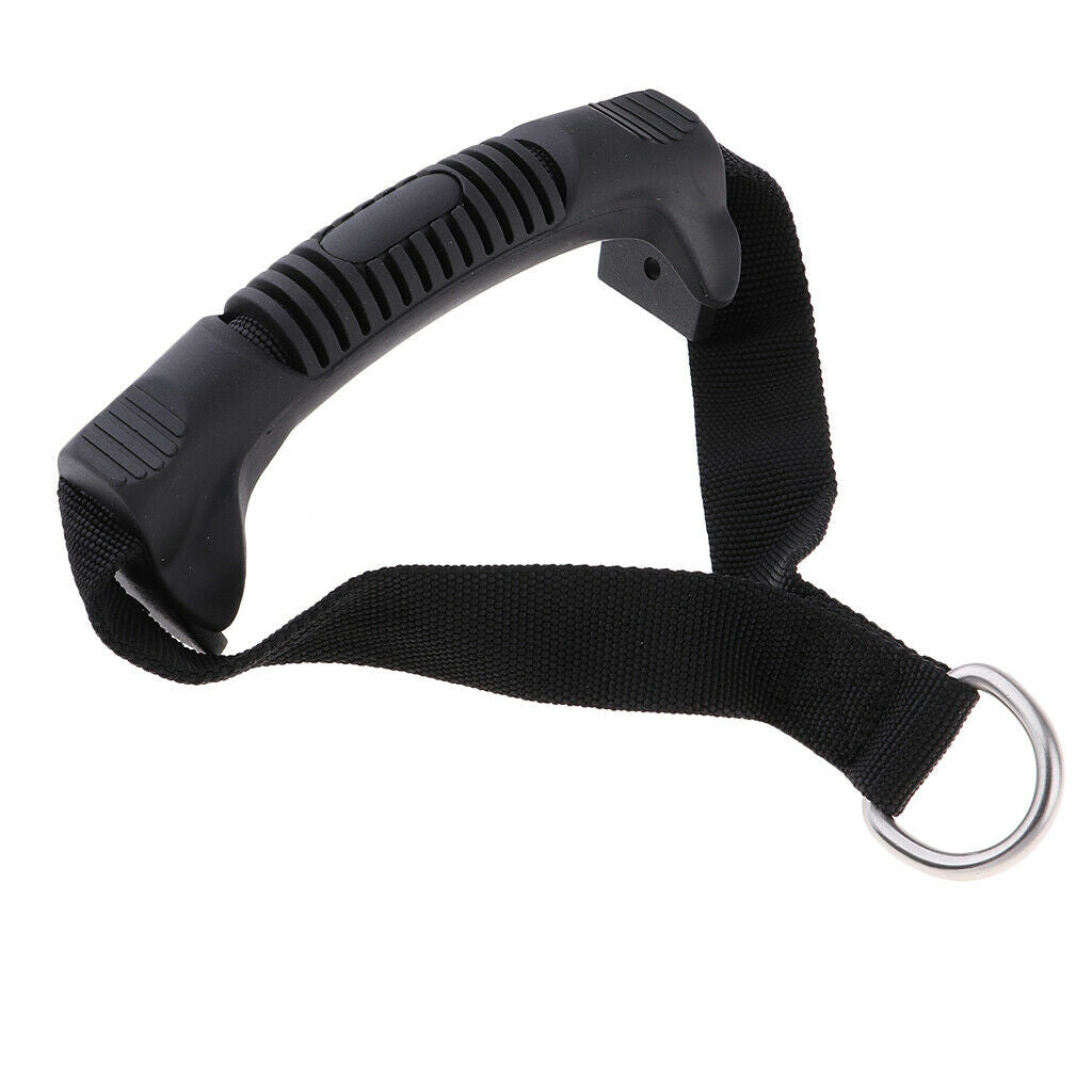 Handle Grip Pull D-Ring Handlebar Attachment for Cable Machine Workout Tool