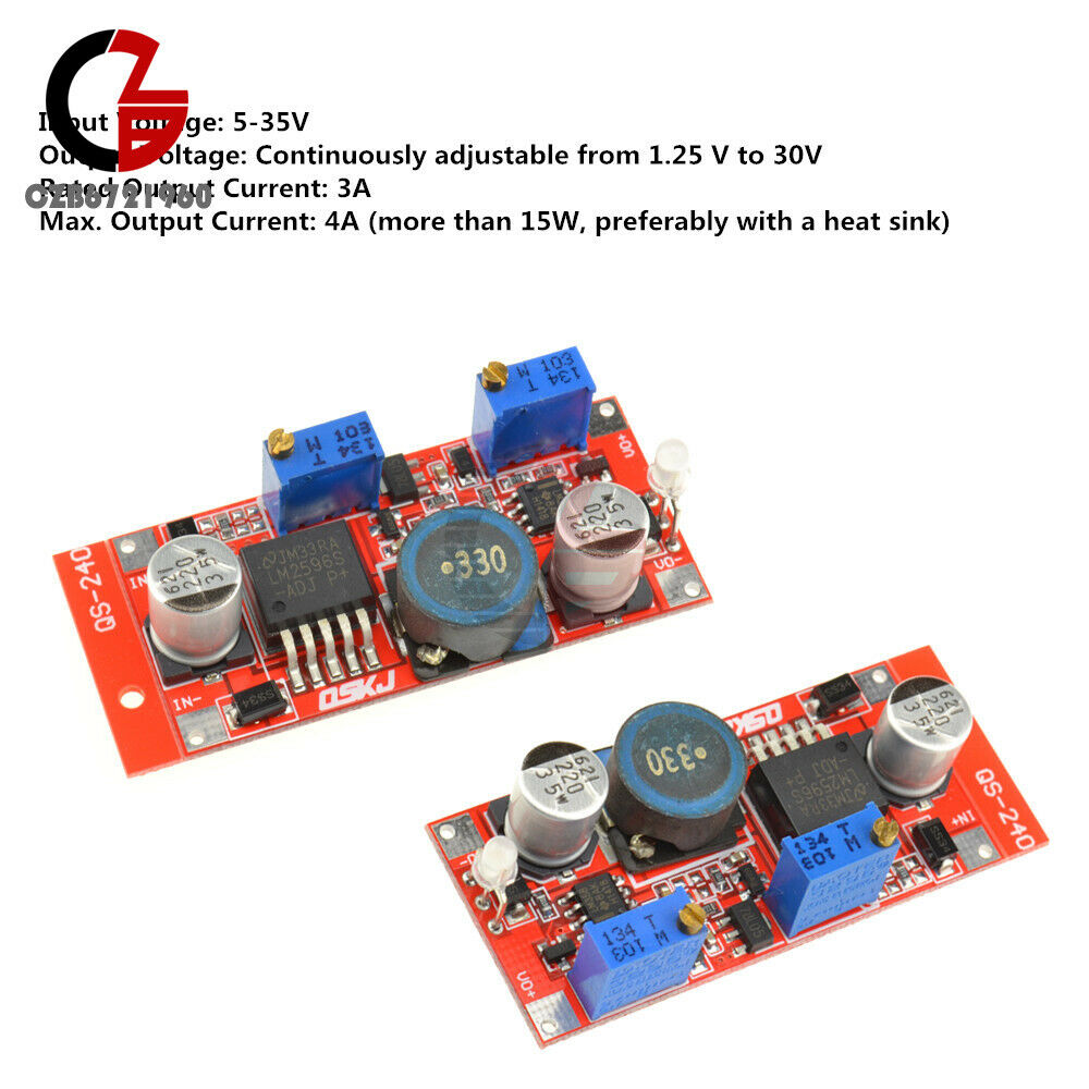 LM2596 DC-DC Step-down Adjustable Power Supply Module Converter LED driver New