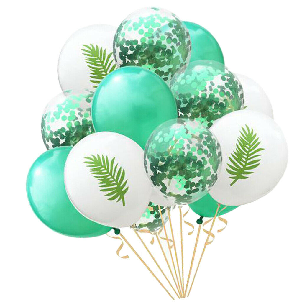 15 Pieces Latex Balloons with confetti Wedding Birthday Party Decorations 2