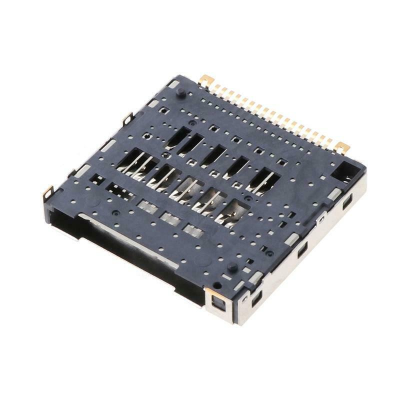 Metal Memory Card Slot Socket Replacement Parts for NS Switch Console Host