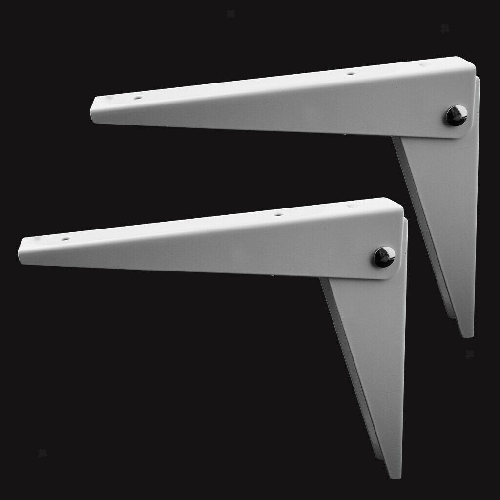 10pcs Thickened Steel Angle Fasteners Bracket Straight Angle - 8 Inch