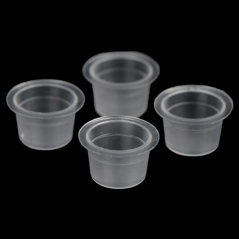 500pcs Tattoo Ink Cups Professional Tattoo Supplies Transparent Pigment CupsBDA