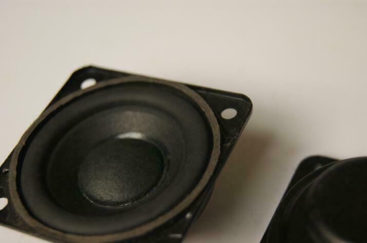2pcs 1.75"inch Speaker 3Ω 5W Full range Neodymium Loudspeaker HiFi Audio Parts
