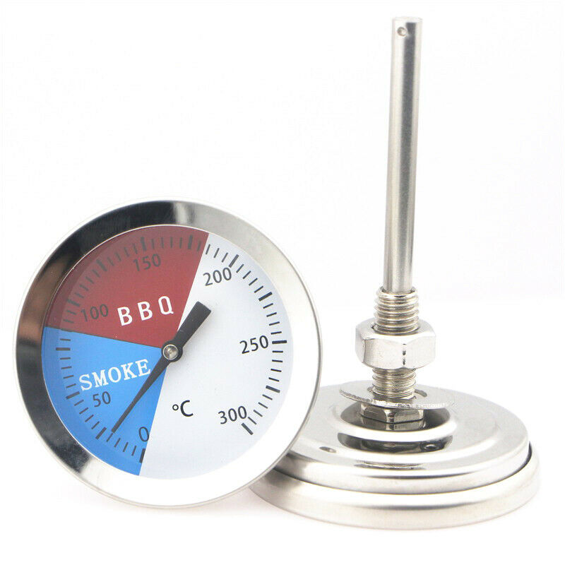 Grill Thermometer Barbecue Charcoal Pit Thermometer Gauge Grill Pit ThermomeBDA
