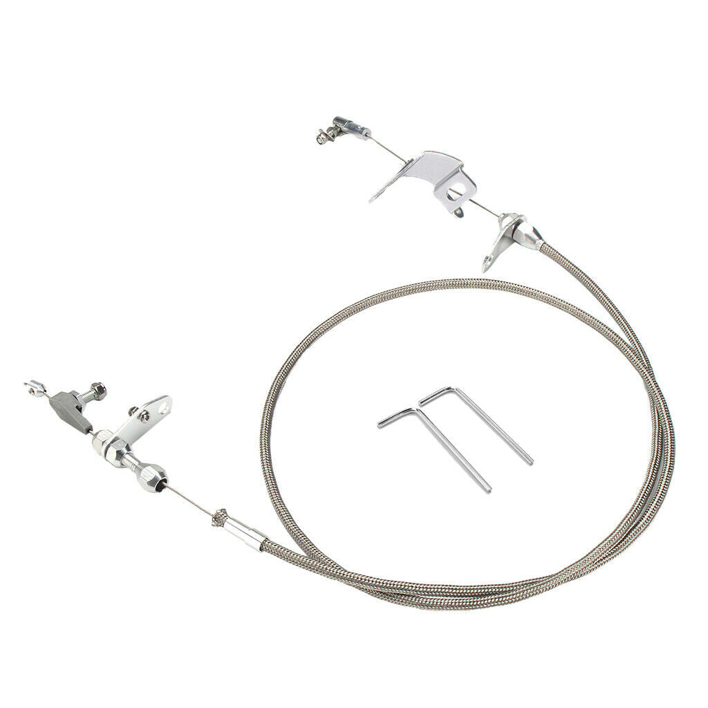 Braided Kick Down Cable Gas Throttle Cable for Chrysler 727 Transmission