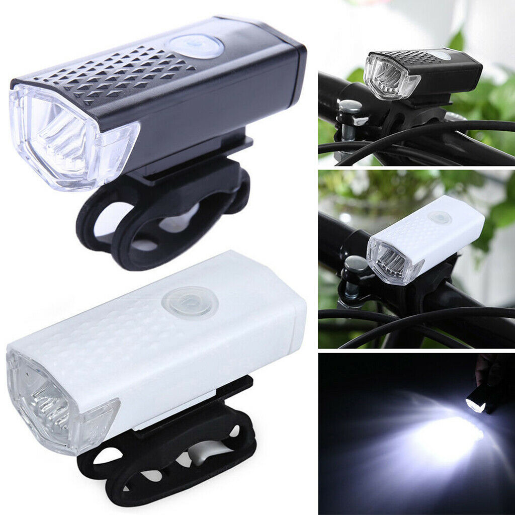 3x Bike Headlight Cycling Road Bicycle LED Light Front Lamp Adjustable White