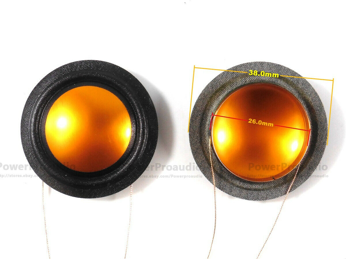 2pcs/lot Aftermarket 26.0mm  titanium+silk tweeter diaphragm voice coil Kit