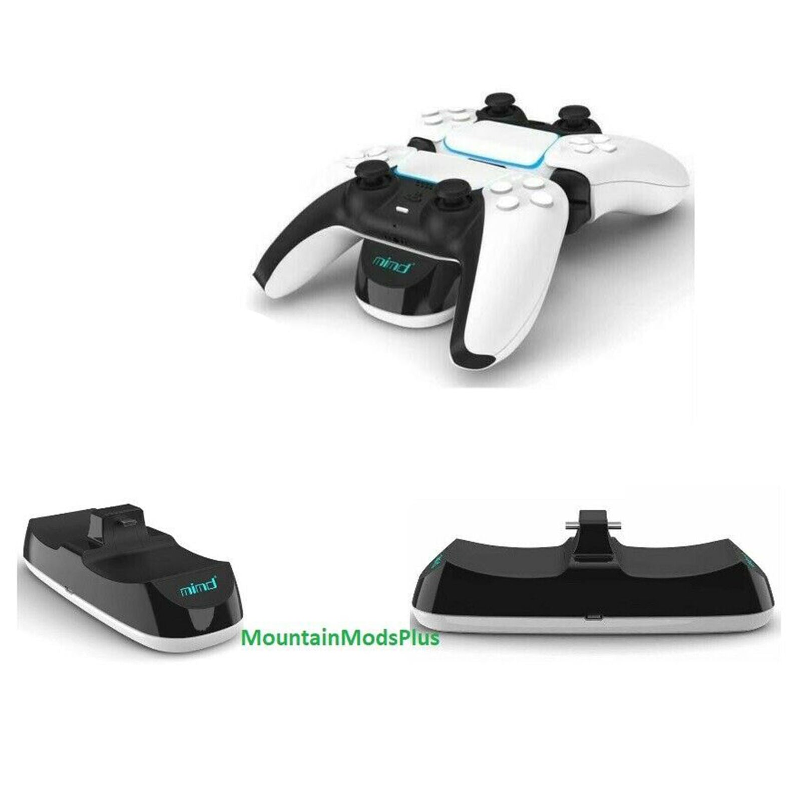 For PS5 PlayStation 5 DualSense Controller Charging Station Fitts 2 Controllers