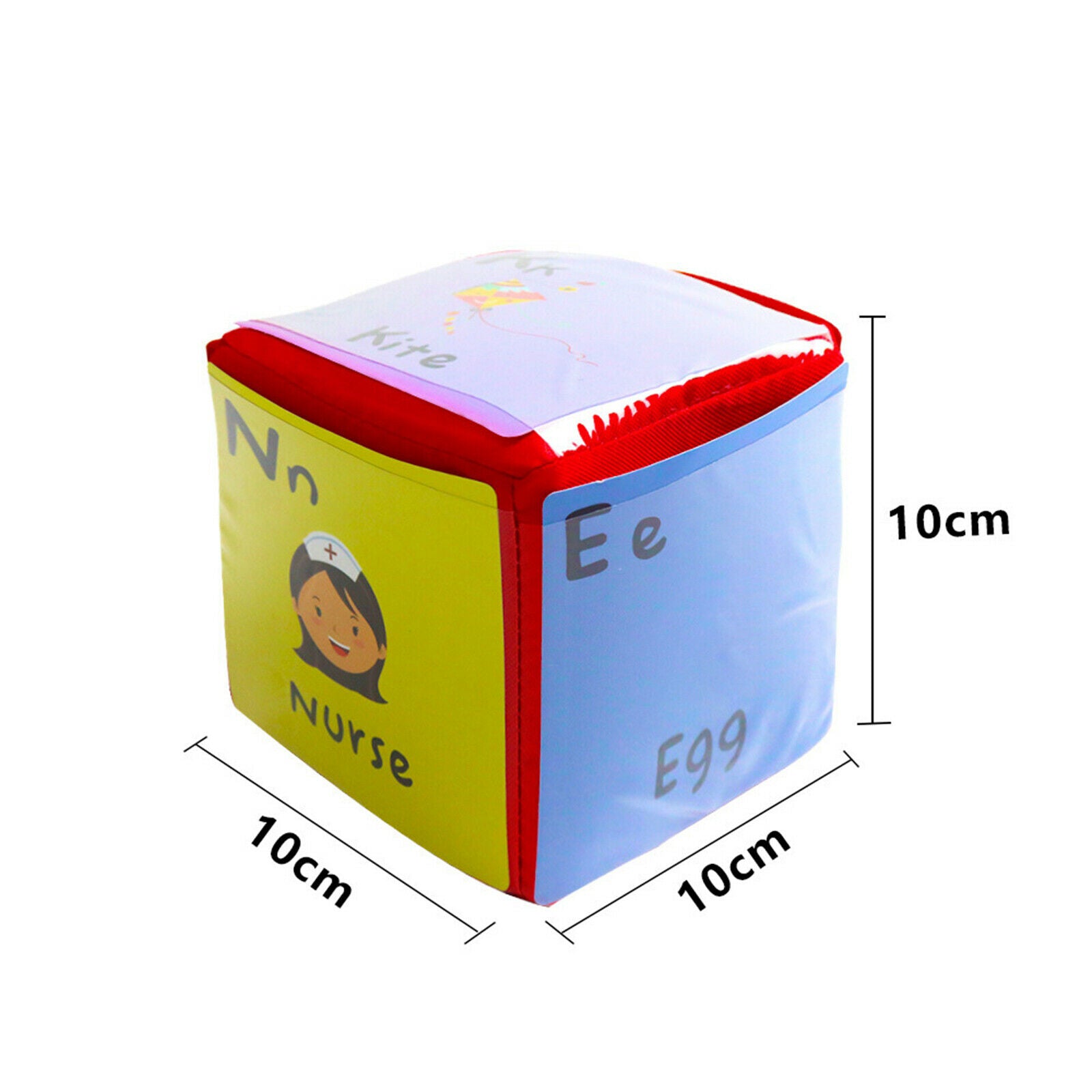 4" Playing Game Dices Set Soft Educational Toys Diy Learning Playset Gift