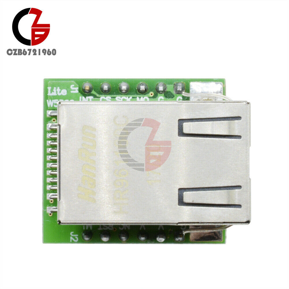 2X USR-ES1 ENC28J60 W5500 Chip SPI to LAN/ Ethernet Converter TCP/IP Module