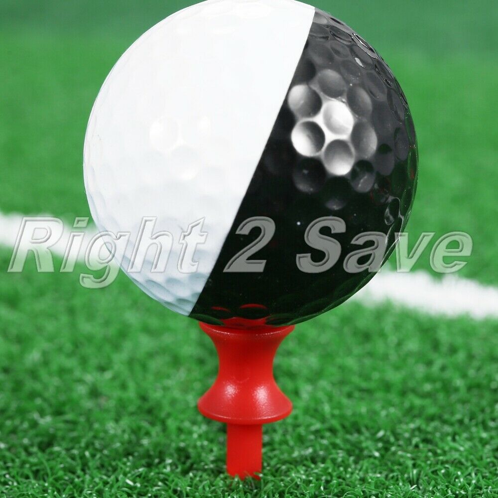 100Pcs/bag 31mm Plastic Durable Golf Ball Step Tees Driver Castle Plastic Tees