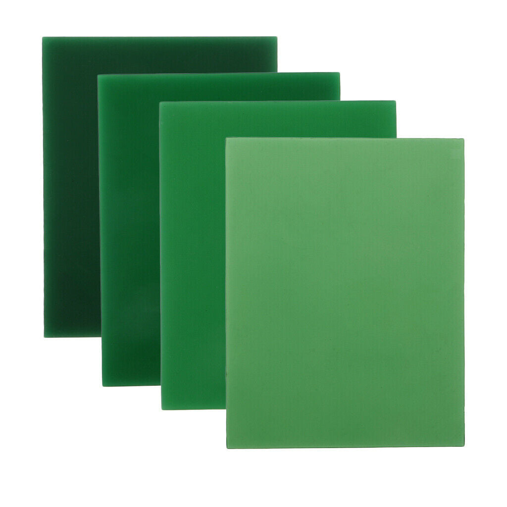 2Pc 3/4mm Carving Wax Block Green, Hard, Sliced for Jewelry Making diy Designing