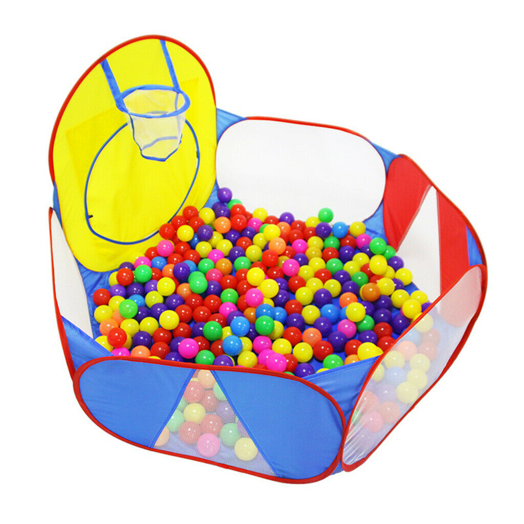 Red Blue Up Ball Tent for Toddler Girls Boys Indoor