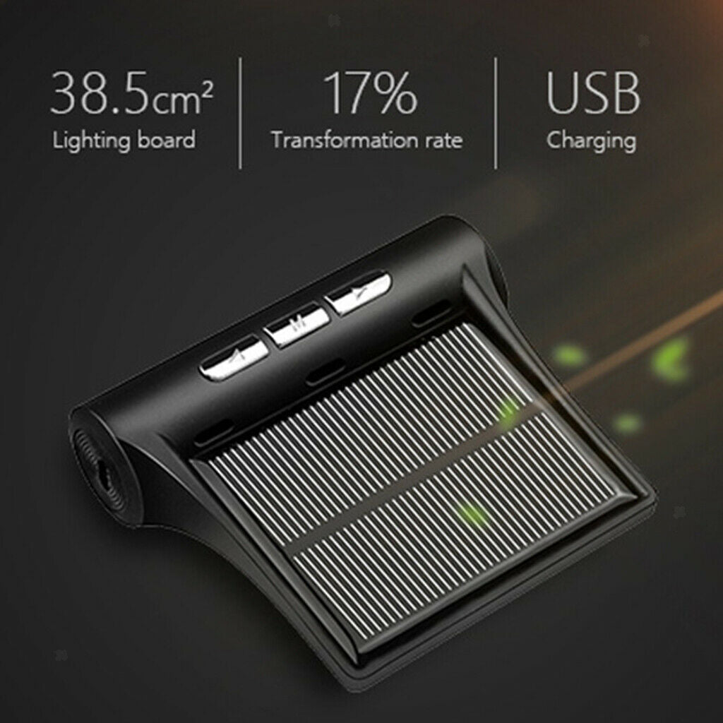 Solar Car Tire Pressure Temperature Monitor Tyre Monitoring External Sensors