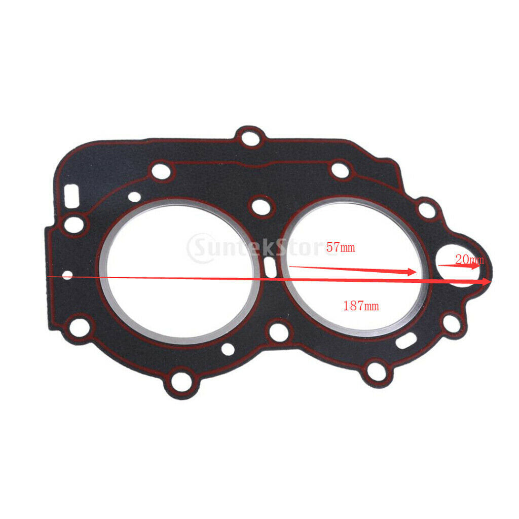 Head Gasket for Yamaha 2-Stroke 9.9/15/18hp Outboard Motors 63V-11181-A1-00