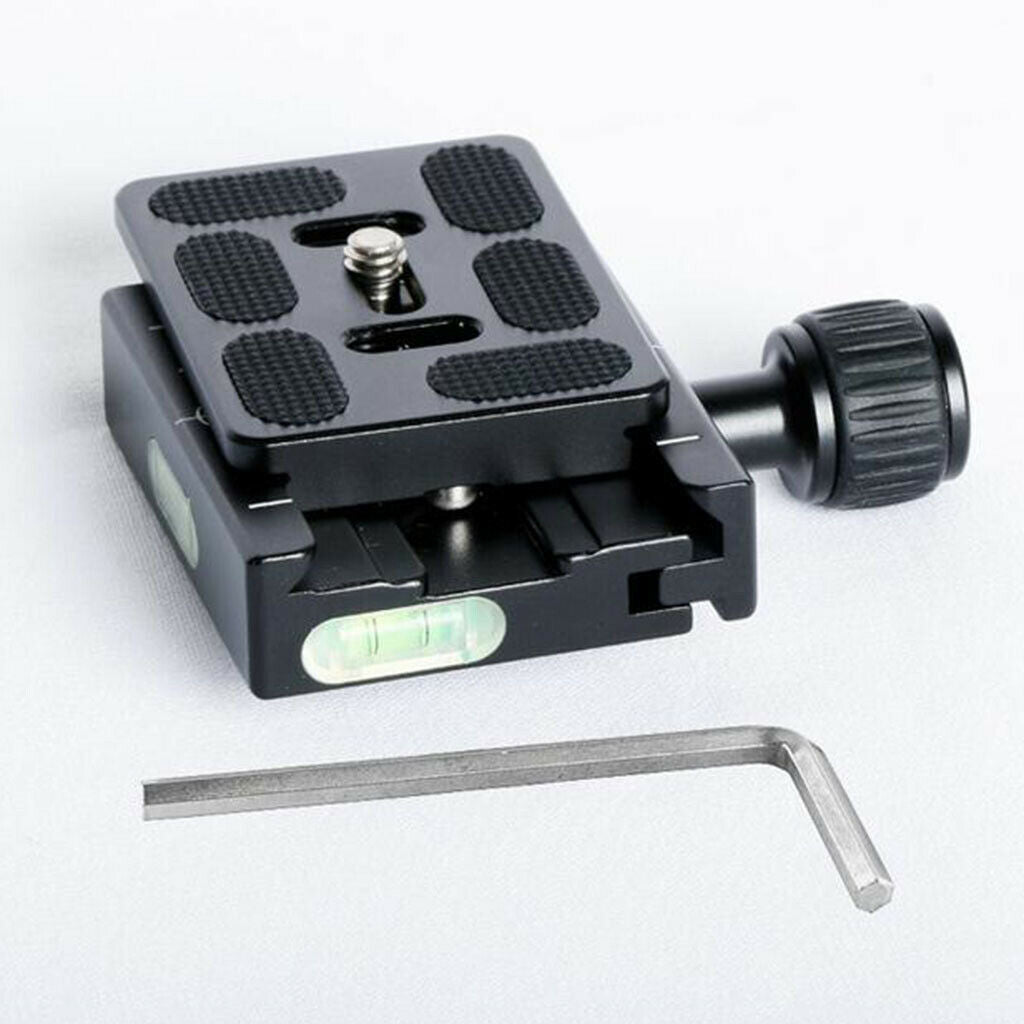 QR-60 Camera Clamp 60mm Quick Release Plate For Tripod Monopod Adapter New