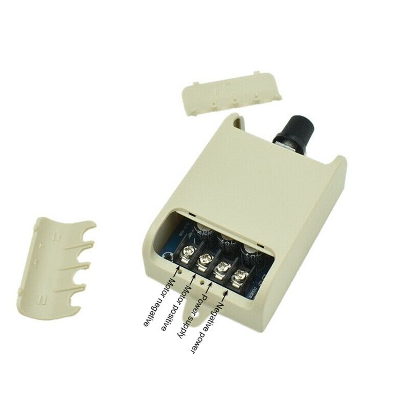 2X(30A DC Motor Speed Controller DC12V-24V Motor Controller Stepless Speed R4K8)