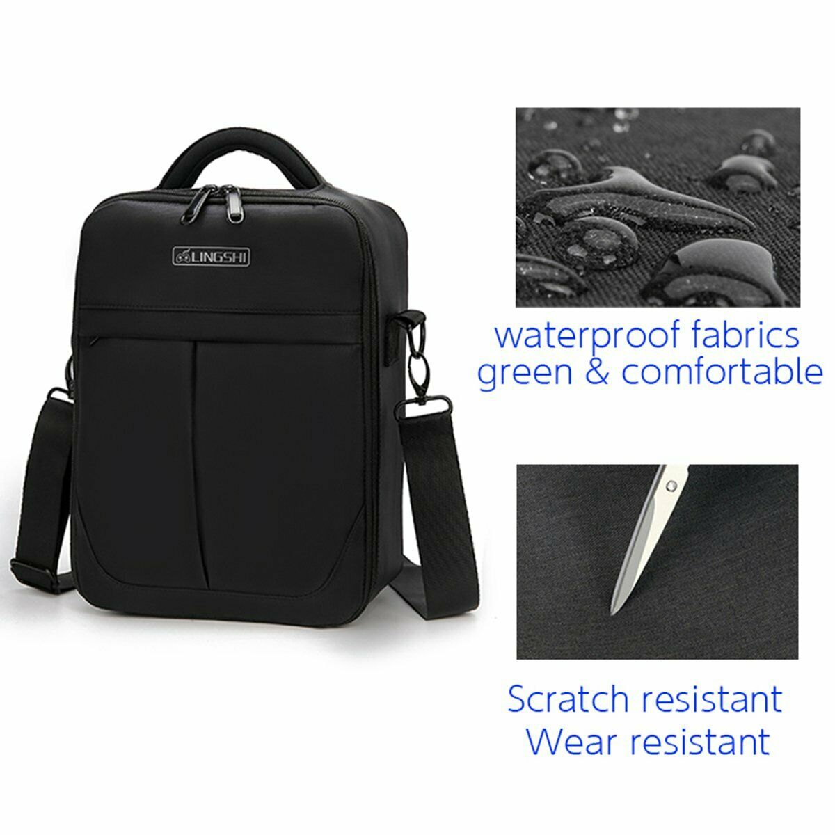 For DJI MAVIC Air 2 Waterproof Storage Bag Carrying Case W/ Shoulder Strap Parts
