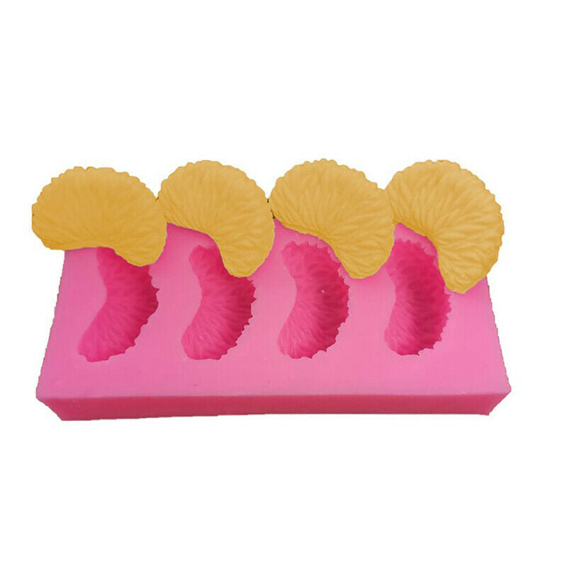 Orange Petal Silicone Molds Soap Candle Making Dessert Baking Home DecoratioFCA