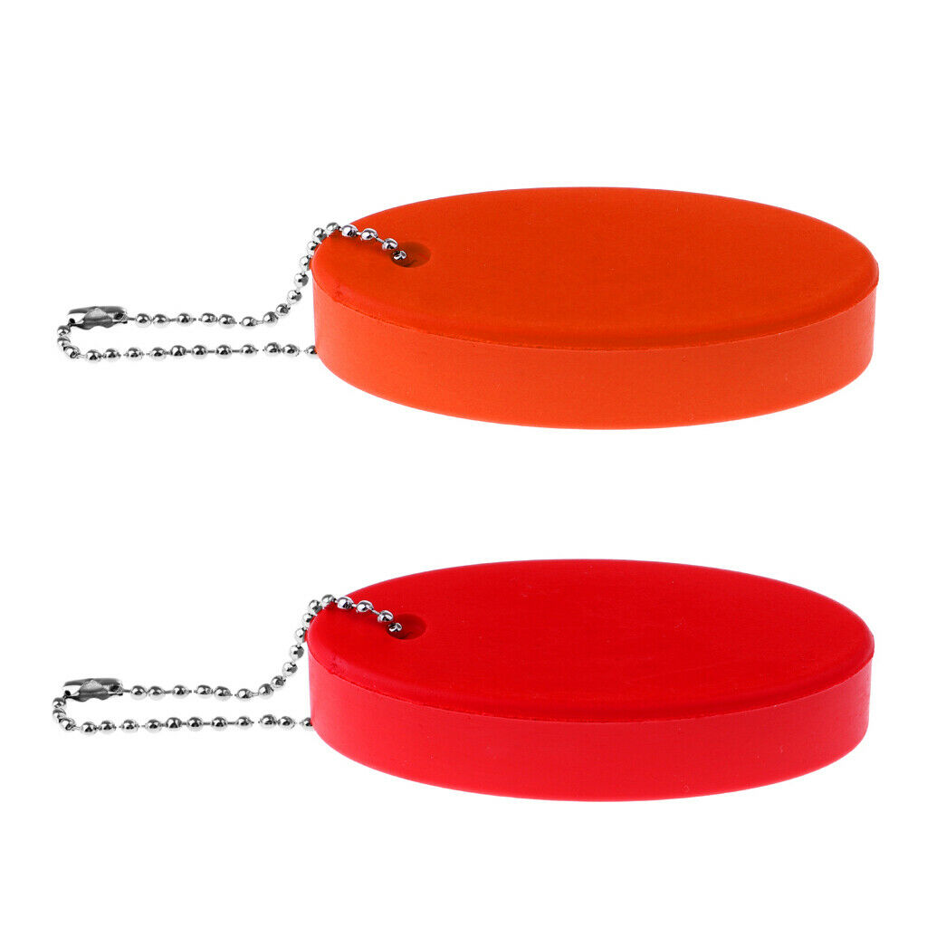 2x Portable Floating Keychain Keyring Buoyant Float F Yachting Water Sports