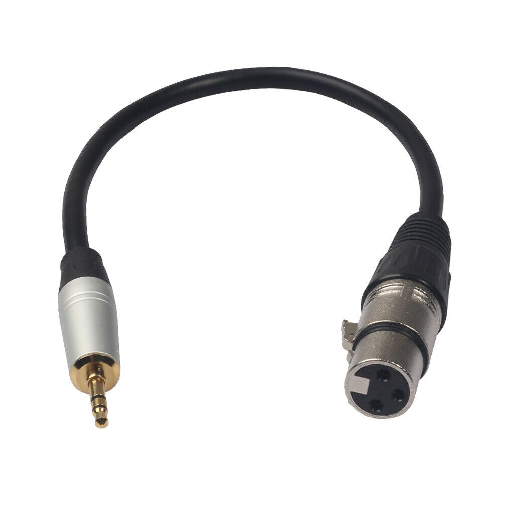 3.5 Mm TRS Male to 3-pin XLR Female Professional Microphone Cable