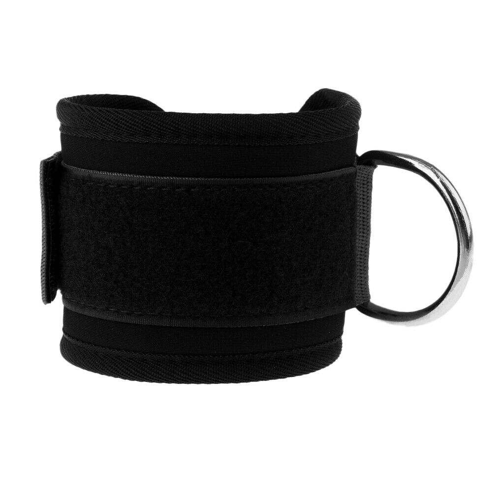 2Pcs Durable Adjustable Fitness Ankle Strap Pulley Exerciser Cuff Loop