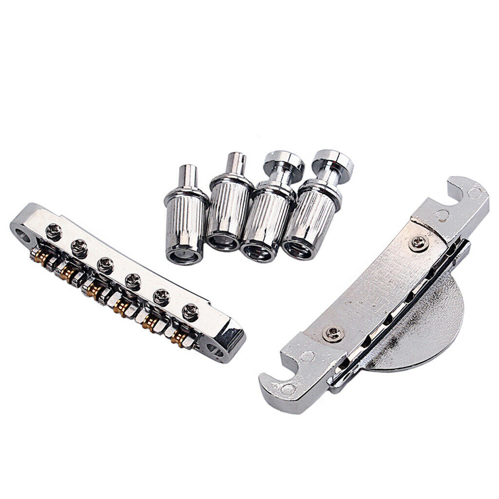 Electric Guitar Tailpiece Bridge Roller Saddle for LP Guitar Accessory