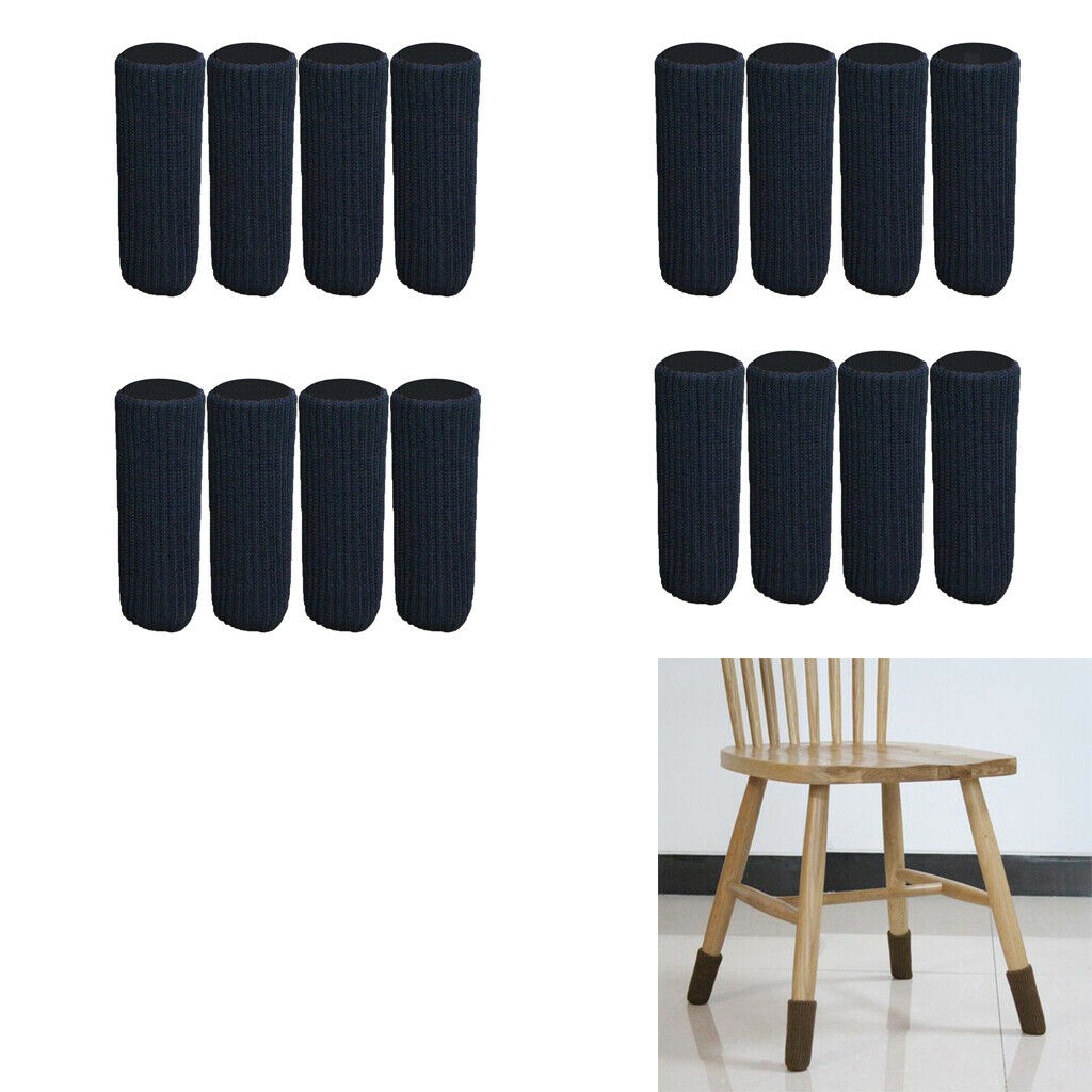 Chair Leg Socks - 16 Pcs Knitted  Socks Chair Leg Floor
