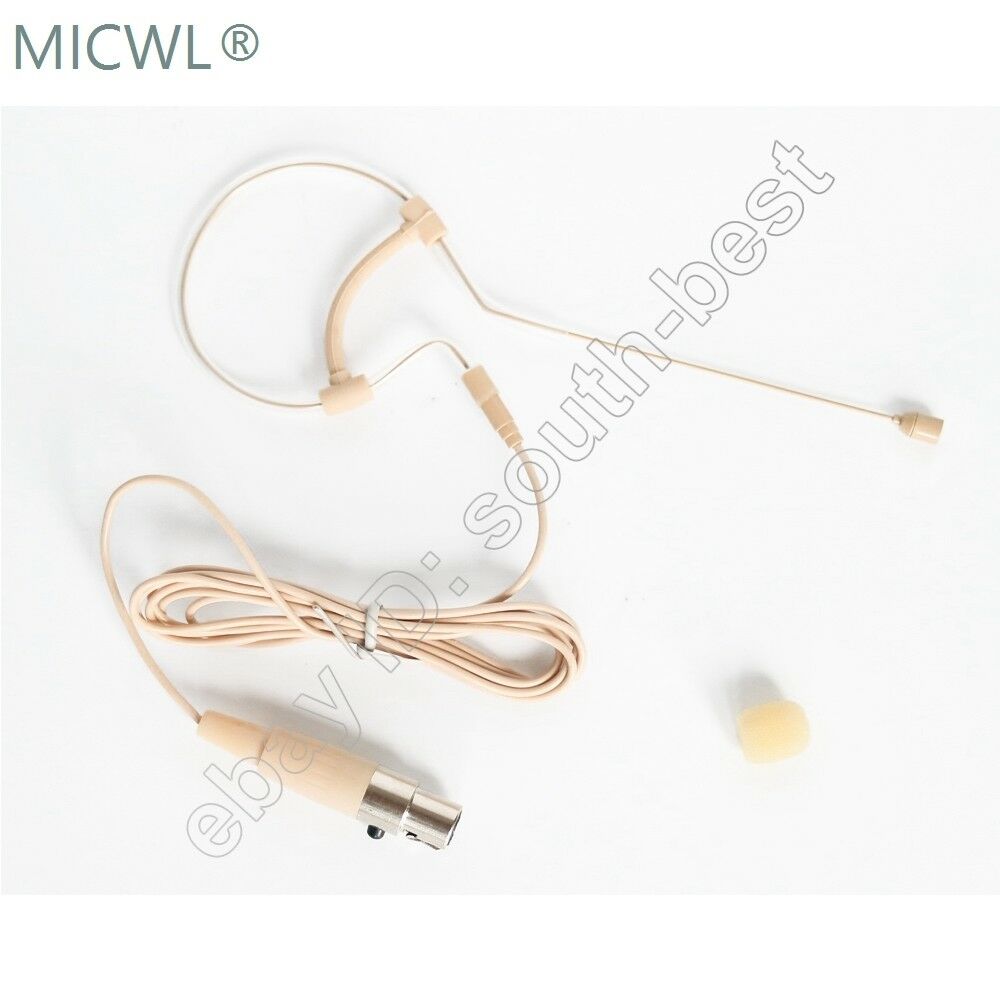 Single Ear Head Headset Headworn Microphone For AKG Gemini Samson Transmitters